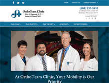 Tablet Screenshot of orthoteam.com